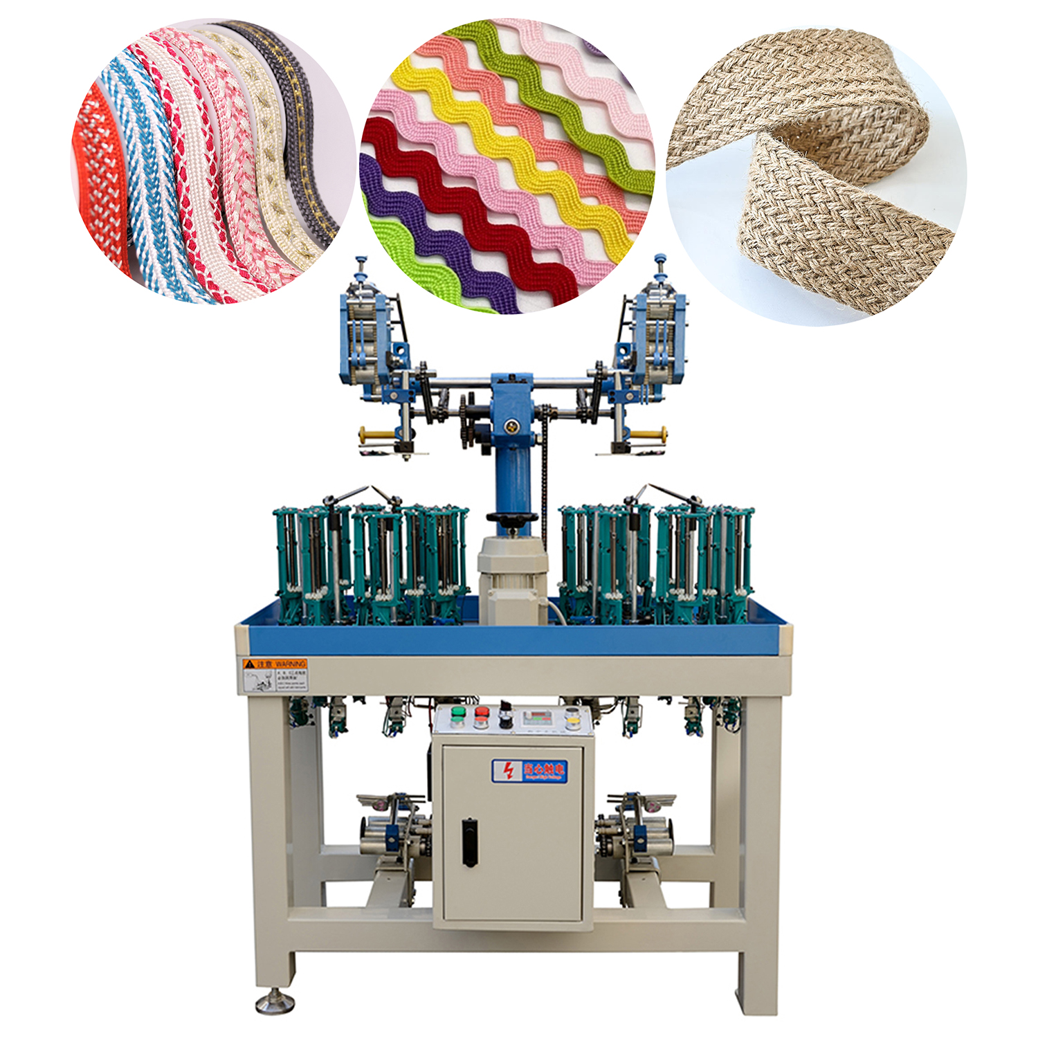 Amazing efficiency! Novelty Lace Braiding Machine 21-2-90 High-speed braiding machine 1 Amazing efficiency! Novelty Lace Braiding Machine 21-2-90 High-speed braiding machine