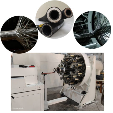 Horizontal Hydraulic Hose Braiding Machine | Proven Reliability for Demanding Applications200 Horizontal Series