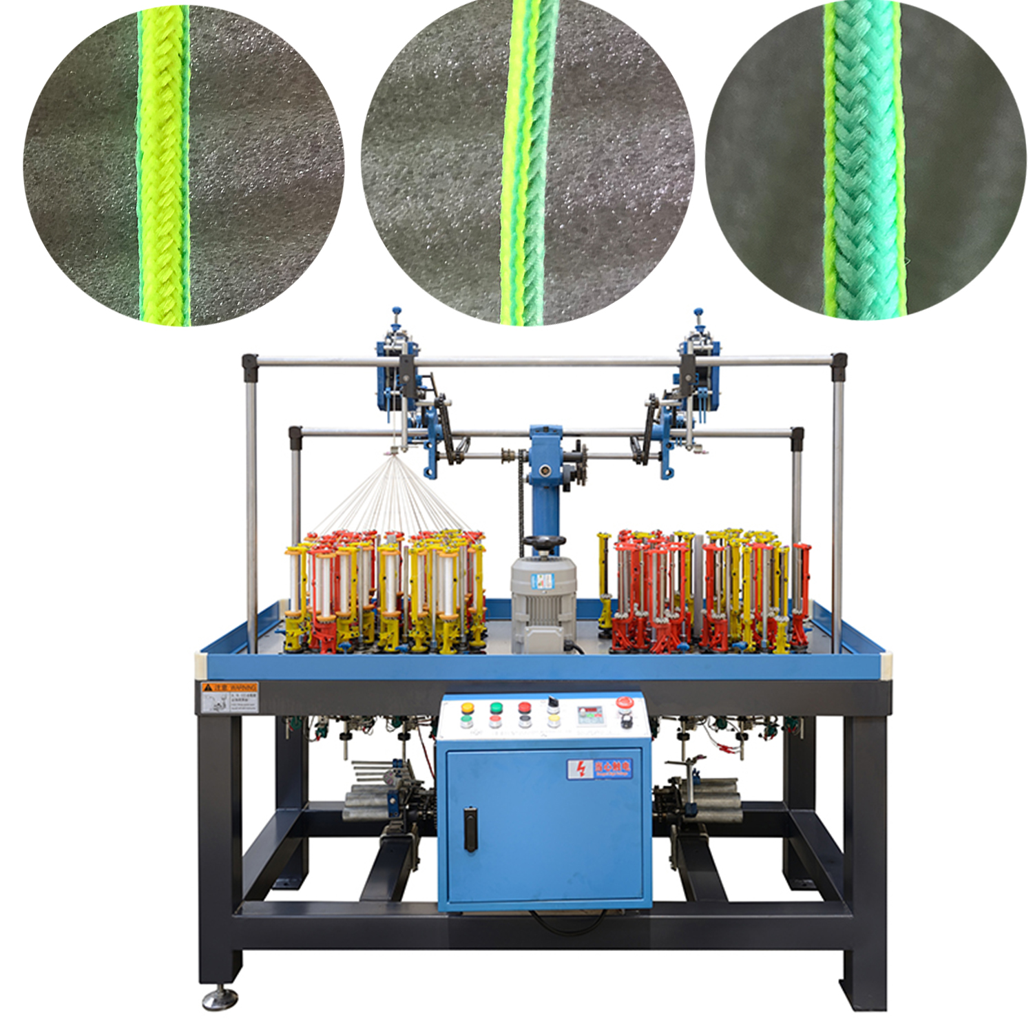 Square Rope Braiding Machine | For 4-Sided Rope ProductionFX90-4JD-28-2 1 Square Rope Braiding Machine | For 4-Sided Rope ProductionFX90-4JD-28-2